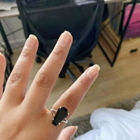 Dan Fledorashia Mother Day Dayngs Creative Amazing Lijesni prsten Black cirkon Lijev prsten Draginski