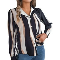LowProfile s majicom za žene za žene Ležerne prilike na dugim rukavima Elegan Resort Style Rukava modni