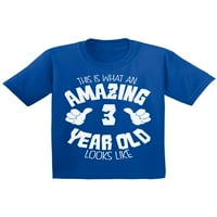 Neverovatni stilovi za nevjerojatnu 3rd rođendan, moja treća B-Dnevna majica za debljinu za dečake,