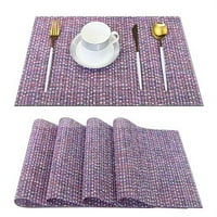 SIGCHCY elegantni placemati skup pomiješanih tkanih ploča otpornih na toplinu koja se može čistiti prostirke