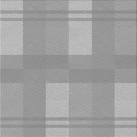Ahgly Company Zatvoreni kvadrat uzorkovno uzorkovanje bitkama sive područje prostirke, 7 'kvadrat