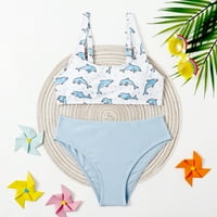 Djevojke Bikini Beach kupaći kostimi Chickini Set Ljetni kupaćim kostimima 8- godina
