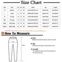 TOQOT WOMENS CHINO Hlače - Ležerne prilike sa visokim strukom Plus veličina Comfy ravne pantalone za