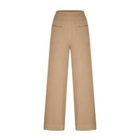 Ženske hlače od pamučne patkene hlače moda moda udobna svjetlost fit ljetne hlače duge palaznjo hlače