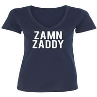 Zaddy Womens V-izrez majica