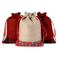 Ruanlalo set božićni tunderska torba Exquisite božićni stil Drvene visine obnašaju sitno izrada odbrojavanja