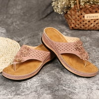 Lulshou Ljetne sandale za žene, ljetne dame Flip-Flops klinove pete Sandale Ležerne prilike Flip Flops
