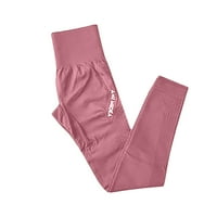 Capri pantalone za žene Tummy Control ispisane joge gamaše za vježbanje žena visoki struk kapris trčanje
