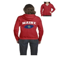 Ženska dukserica pulover punog zip - Maine