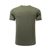 Muške pletene ljetne majice svilena majica Muška muški znojni znoj koji apsorbiraju majicu kratkih rukava