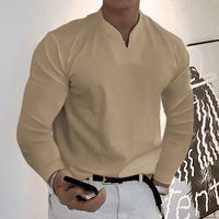 Košulja za muškarce Velika veličina casual boja dugih rukava pamučna majica S-5XL
