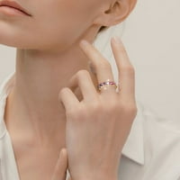 Moli prsten multi colorful cirkonski ženski prsten jednostavan modni nakit Popularni dodaci Modni prstenovi