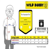 Divlji Bobby, šareni sretni njemački ovčar ljubitelj za životinje Muška grafička majica, sigurnosna