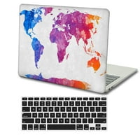 KAISHEK HARD zaštitni poklopac školjke Kompatibilan je s MacBook Pro 13 a a a + crna poklopac tastature, geografija 102