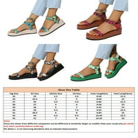 Ymiytan ženske sandale za žene Open TOE platforma Sandal gležnja za gležnjeve cipele Ljeto protiv klizanja