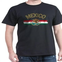 Cafepress - Meksička Meksiko Zastava tamne majice - pamučna majica