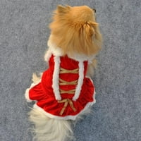 Božićna haljina za pse Zimska odjeća za kućne ljubimce Xmas party pas kostim mačka odjeća za kupanje