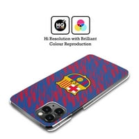 Dizajni za glavu Službeno licencirani FC Barcelona Crest uzorci Glitch Hard Back Case kompatibilan sa