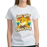 Ženska majica Retro Gaming Dog Meme majica Modni udobni najviši povremeni okrugli vratovi Kratki rukavi