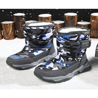 Welliumay unise zimske cipele plišane obloge srednje telete čizme okruglo trzano snježno čizma hodati