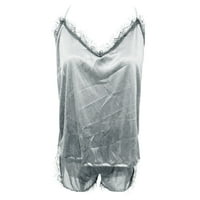 Levmjia pidžama za žene postavljene čišćenje ljeto plus veličine Žene za spavanje bez rukava noćna odjeća