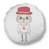 Kanada Zemlja Maple Ottawa Oznaka UU okruglog bacanja Jastuk za uređenje kućnog dekoracija Jastuk