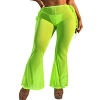 Blotona Wone Bikini prekrivaju hlače Ljeto zavojne rezovene čiste plažne pantalone za kupaće kostimi