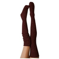 Djevojke Dame Ženske bedrine visoko preko čarapa za koljeno duge čvrste čarape toplo