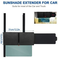 Automobil Sun Visor Proširenje Extender Shield Front Bočna hlad protiv