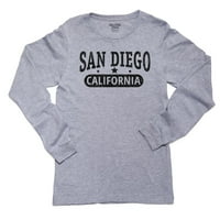 Trendy Sam Diego, Californina sa majicom s dugim rukavima zvijezda