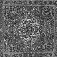 Ahgly Company u zatvorenom okruglom perzijskim sivim tradicionalnim prostirkama, 8 '