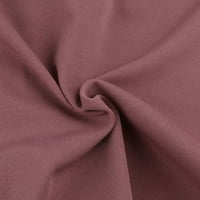 Joga Hlače ženske brzo suhe i elastične fitness čvrste boje Yoga kratke hlače dva seta ružičasta + m