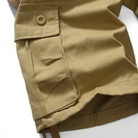 Wozhidaose Cargo šorc za muškarce Hlače Muškarci Slobodne hlače sa više džepnim čvrstim kombinezonima