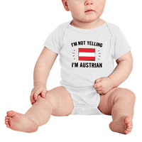 Ne vičem, ja sam austrijska beba romper bodi za dječaka