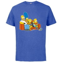 Simpsons Homer Marge Maggie Bart Lisa Simpson kauč - pamučna majica kratkih rukava za odrasle - prilagođeno-kraljevsko