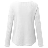 Pad džempera za žene prevelizirani džemperi za žene Ležerne prilike dugih rukava Henle majica s pletenom