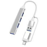 Yabuy tip C do USB 3. Hub priključci 4-ugradna stanica ultra tanak USB razdjelnik i reproduciraju kompatibilne