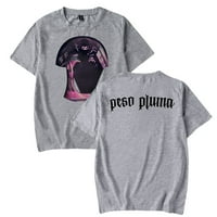 Peso Pluma Reper Hiphop Merch DISNOS majica Žene Muškarci Summer Crewneck Kratki rukav Tee Streetwear