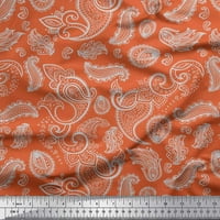 Soimoi Rayon tkanina Paisley blok dekor tkanina od tiskanog dvorišta široko