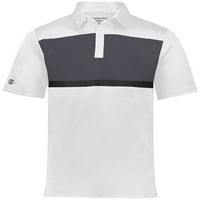 Holloway Sportska odjeća L Prism Bold Polo bijeli karbon 222576