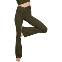 Naughtyhood ženske rastezanje Yoga tajice Fitness Trčanje teretana Sportska dužina Aktivne hlače Tajice
