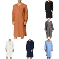 Muška muslimanska odjeća s dugim rukavima Jubba Saudijske Arapske duge kaftane Thobe Loose Robe