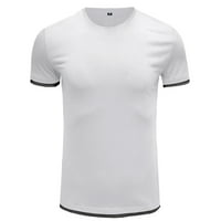 Zodggu modne muške majice klasične majice za muškarce Ljetna ugodna odjeća Solidačka majica O-izrez