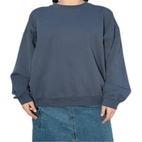Seyurigaoka Ženska pulover Solid Collowlov pulover Proljeće Jesen Dugi rukav okrugli vrat Drop pad dukserica