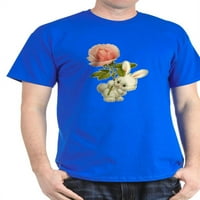 Cafepress - ruža za uskrsnu tamnu majicu - pamučna majica