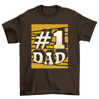 Broj tata najbolji tata očev dan poklon muž za majice