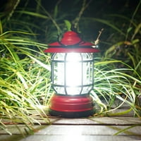 Kamp Vintage Lantern Prijenosni viseći šator sa dva načina rada baterije 300lm noći za dvorište vrt