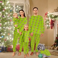 Nestašna božićna porodica PJS podudaranje, božićne padnjake za obiteljsko-zelene monstrum mišiće lutke
