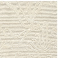 Martha Stewart by Seaflora Silk Wood Wone Sand 8'6 11'6 Ručno rađena 9 '12' unutarnji dnevni boravak,