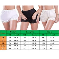 Xingqing Women čipke Boxer Shorts Anti-statički klizanje svilena elastična struka Bloomer Donje rublje